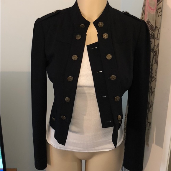 bebe Jackets & Blazers - Bebe military style blazer size XS black